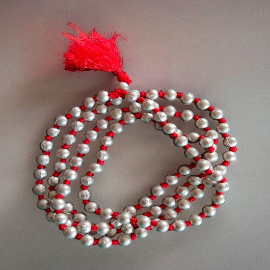 Parad Mala Original 108 Beads Energized Mercury Rosary Parad Mala Original 108 Beads Energized Mercury Rosary